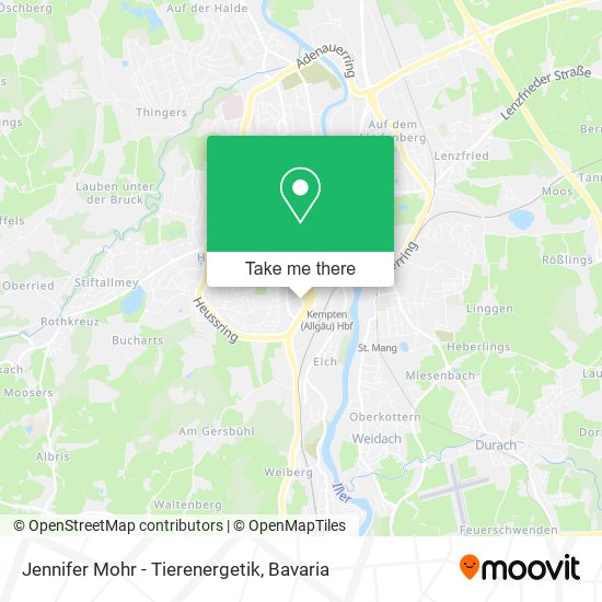Jennifer Mohr - Tierenergetik map