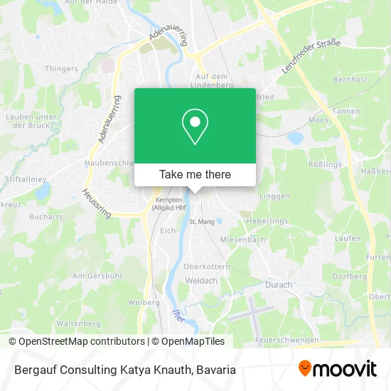Карта Bergauf Consulting Katya Knauth