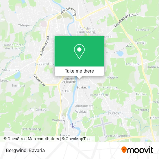 Карта Bergwind