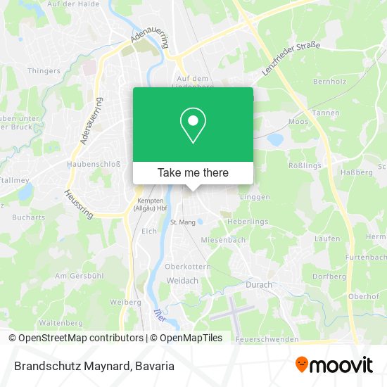 Карта Brandschutz Maynard