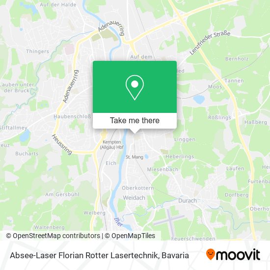 Absee-Laser Florian Rotter Lasertechnik map