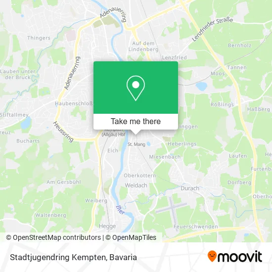 Карта Stadtjugendring Kempten