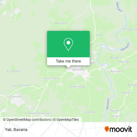 Yak map