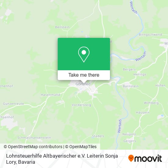 Lohnsteuerhilfe Altbayerischer e.V. Leiterin Sonja Lory map