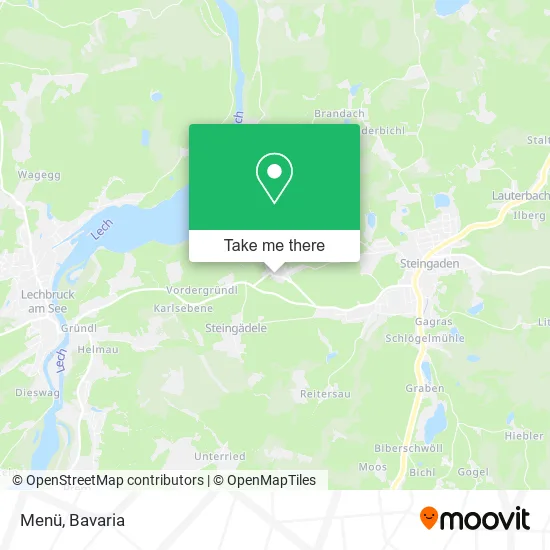 Карта Menü