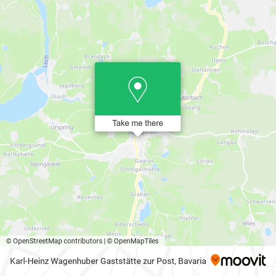Карта Karl-Heinz Wagenhuber Gaststätte zur Post