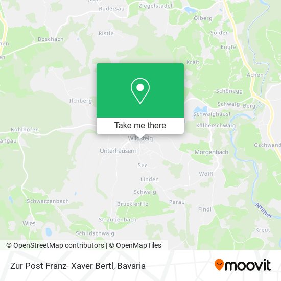 Zur Post Franz- Xaver Bertl map