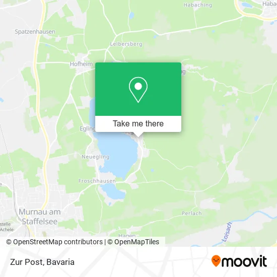 Карта Zur Post