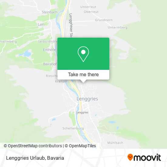 Карта Lenggries Urlaub