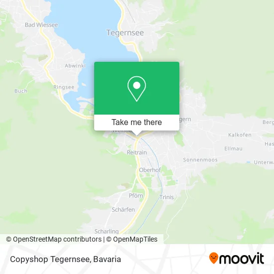 Карта Copyshop Tegernsee