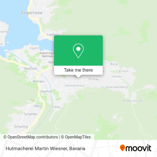Карта Hutmacherei Martin Wiesner
