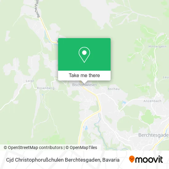 Карта Cjd Christophorußchulen Berchtesgaden