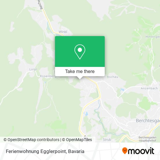 Ferienwohnung Egglerpoint map