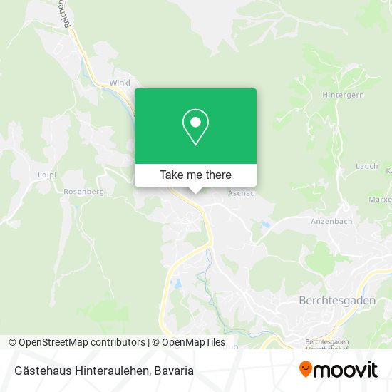 Gästehaus Hinteraulehen map