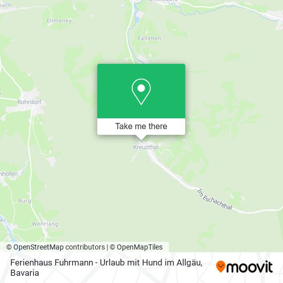 Ferienhaus Fuhrmann - Urlaub mit Hund im Allgäu map