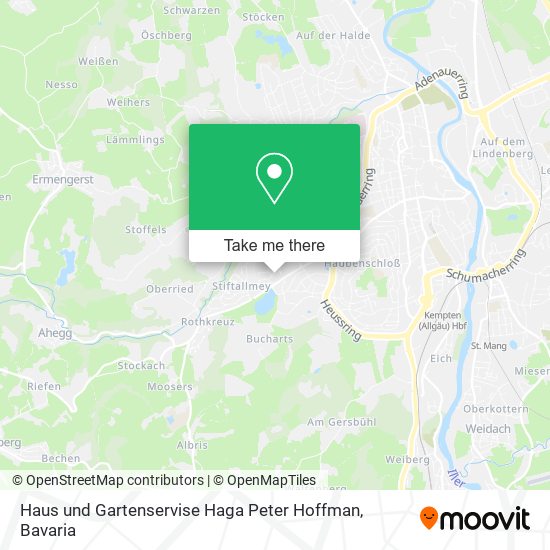 Haus und Gartenservise Haga Peter Hoffman map