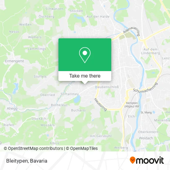 Карта Bleitypen