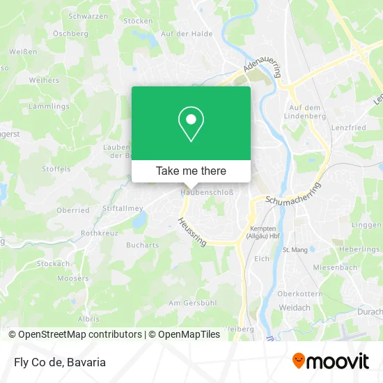 Карта Fly Co de