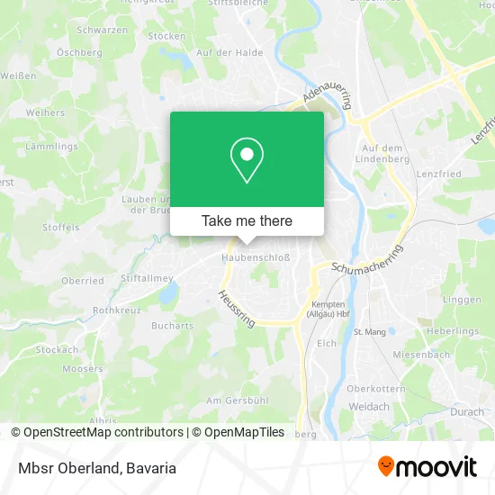 Карта Mbsr Oberland