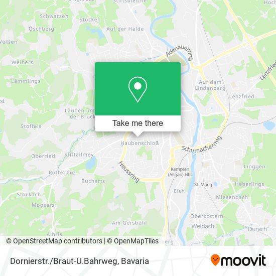 Dornierstr./Braut-U.Bahrweg map