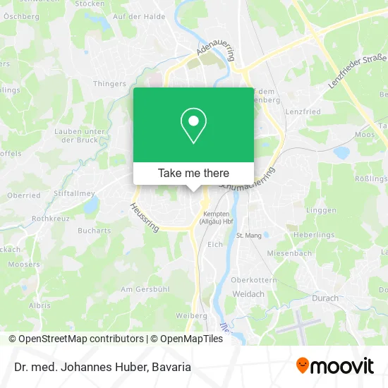 Dr. med. Johannes Huber map