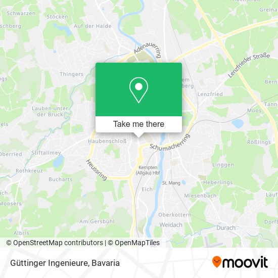 Güttinger Ingenieure map