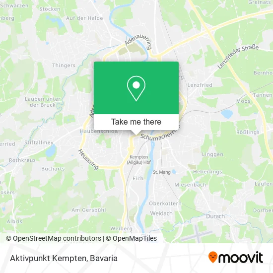 Карта Aktivpunkt Kempten