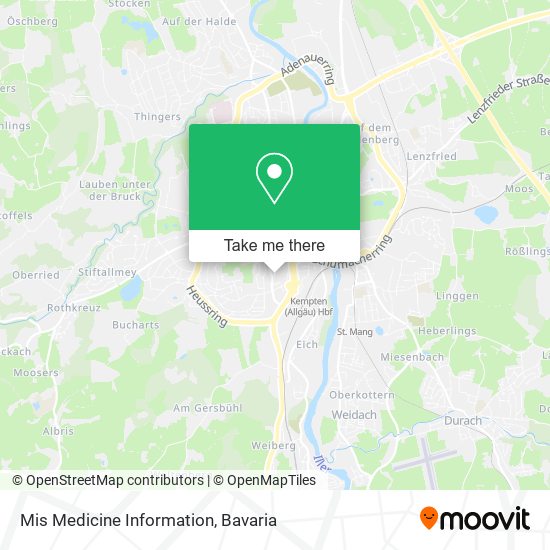 Mis Medicine Information map