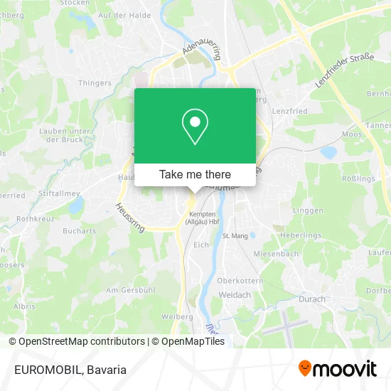 EUROMOBIL map