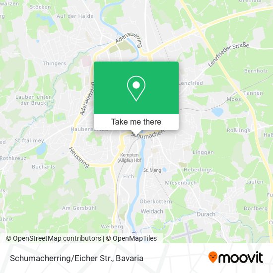 Schumacherring/Eicher Str. map