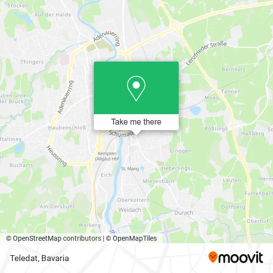 Карта Teledat