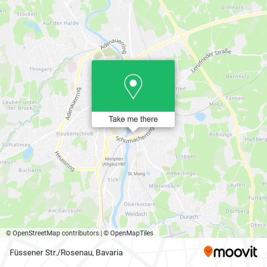 Füssener Str./Rosenau map