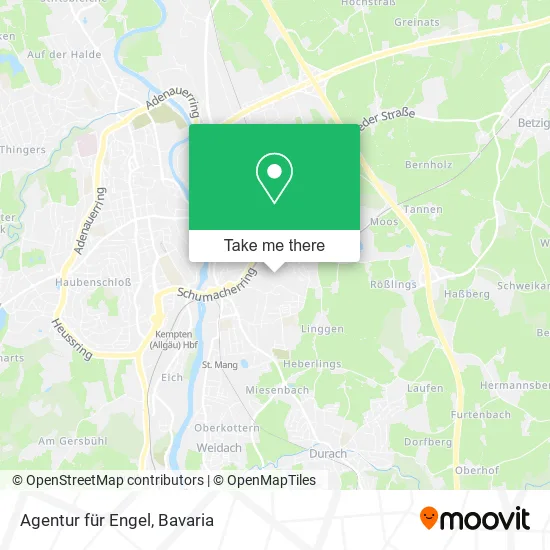 Карта Agentur für Engel