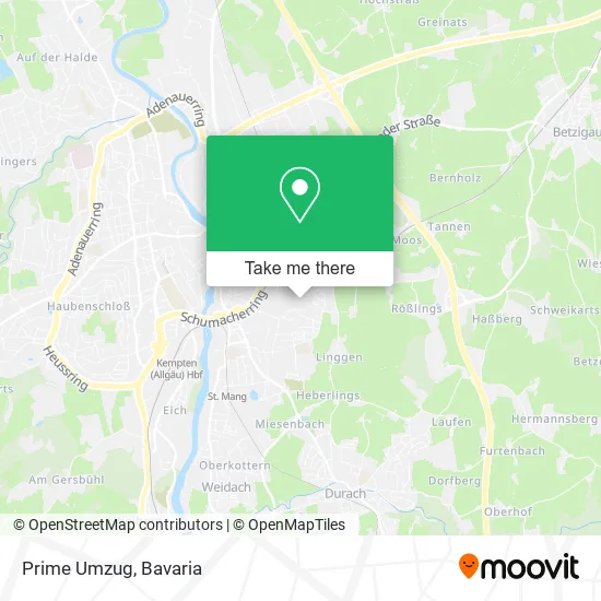 Карта Prime Umzug