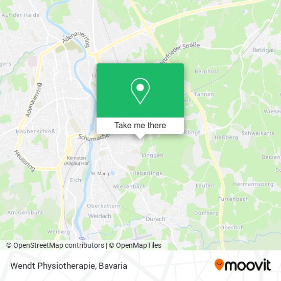 Wendt Physiotherapie map