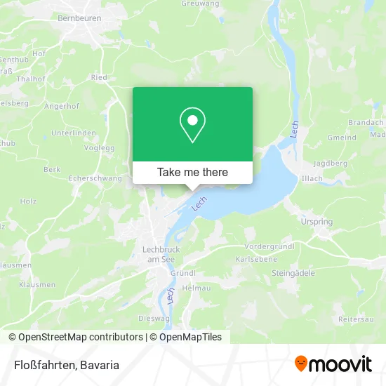 Карта Floßfahrten