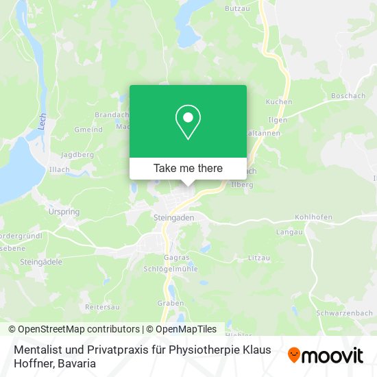 Mentalist und Privatpraxis für Physiotherpie Klaus Hoffner map