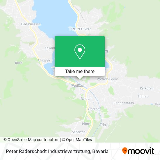 Peter Raderschadt Industrievertretung map
