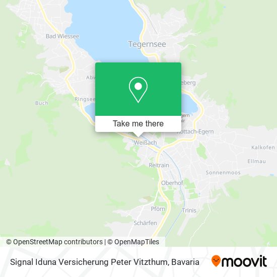 Карта Signal Iduna Versicherung Peter Vitzthum