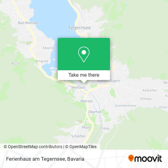 Ferienhaus am Tegernsee map