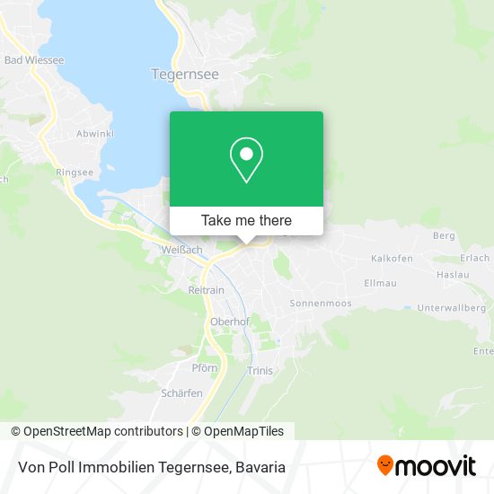 Von Poll Immobilien Tegernsee map