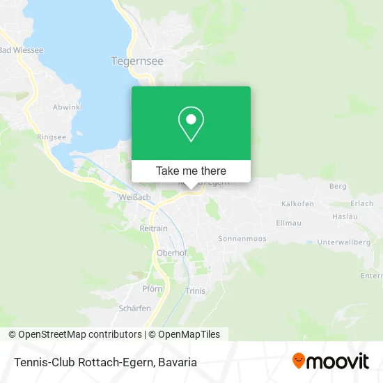 Карта Tennis-Club Rottach-Egern