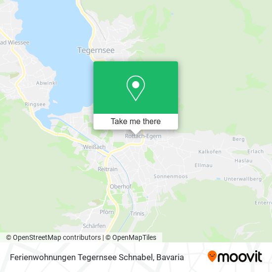 Ferienwohnungen Tegernsee Schnabel map