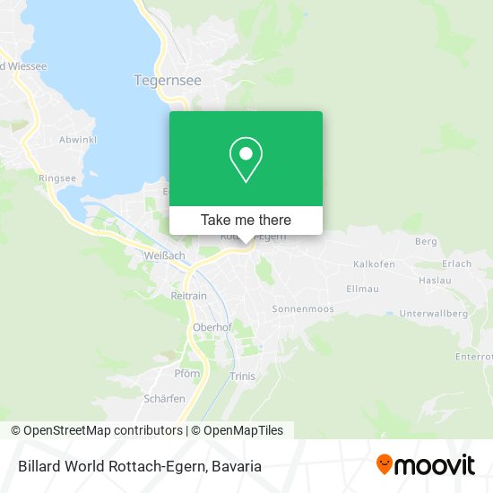 Billard World Rottach-Egern map