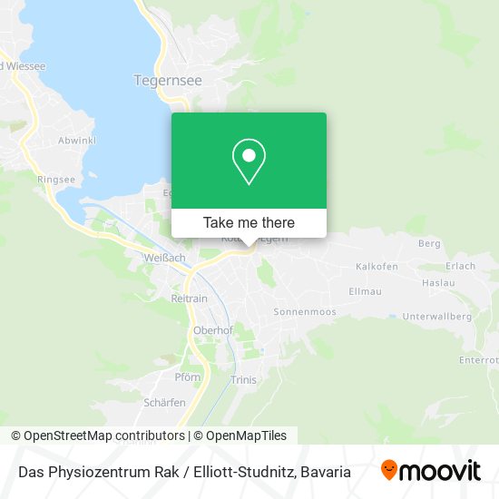 Das Physiozentrum Rak / Elliott-Studnitz map