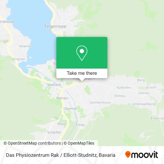 Карта Das Physiozentrum Rak / Elliott-Studnitz