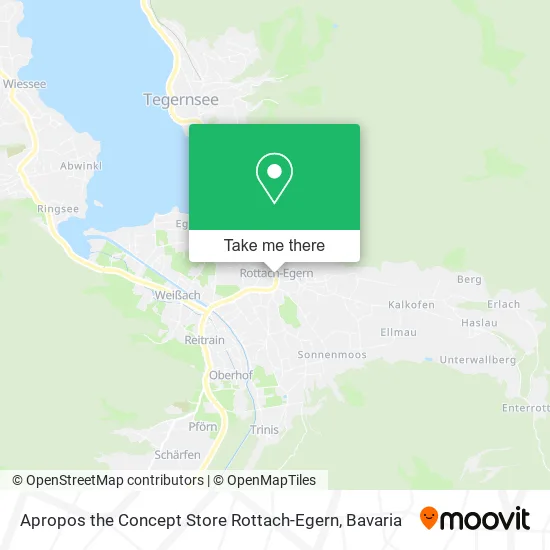 Карта Apropos the Concept Store Rottach-Egern