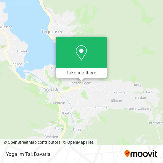 Карта Yoga im Tal