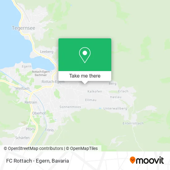 Карта FC Rottach - Egern