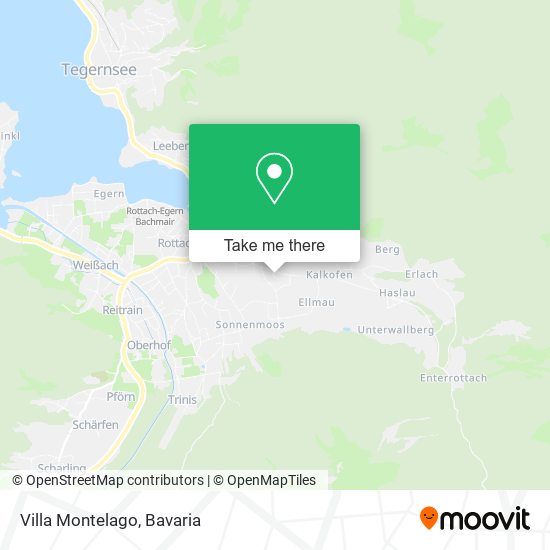 Villa Montelago map
